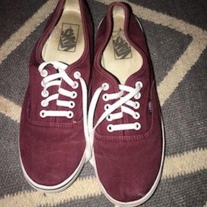 Maroon Vans
